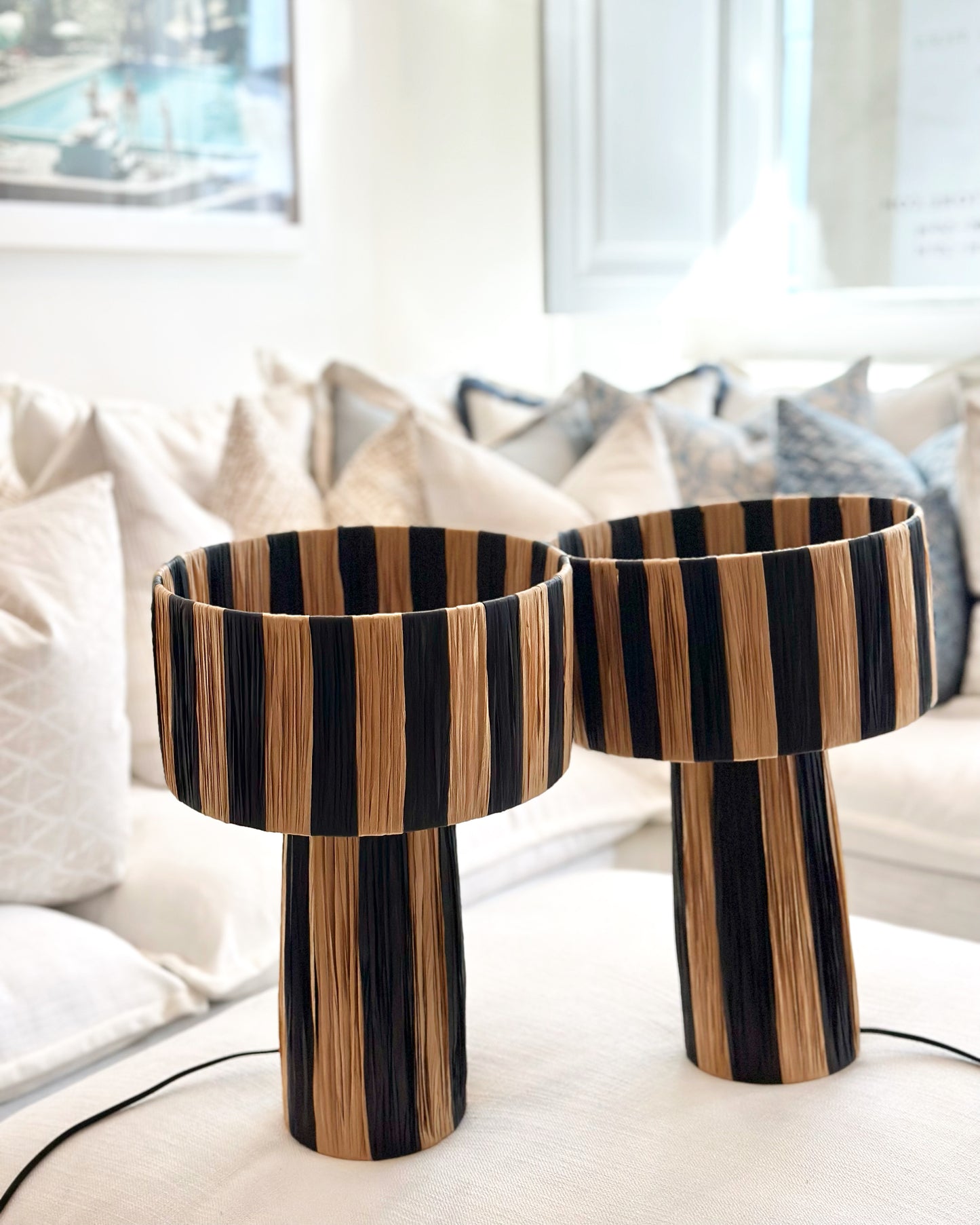 Black Two Tone Table lamp