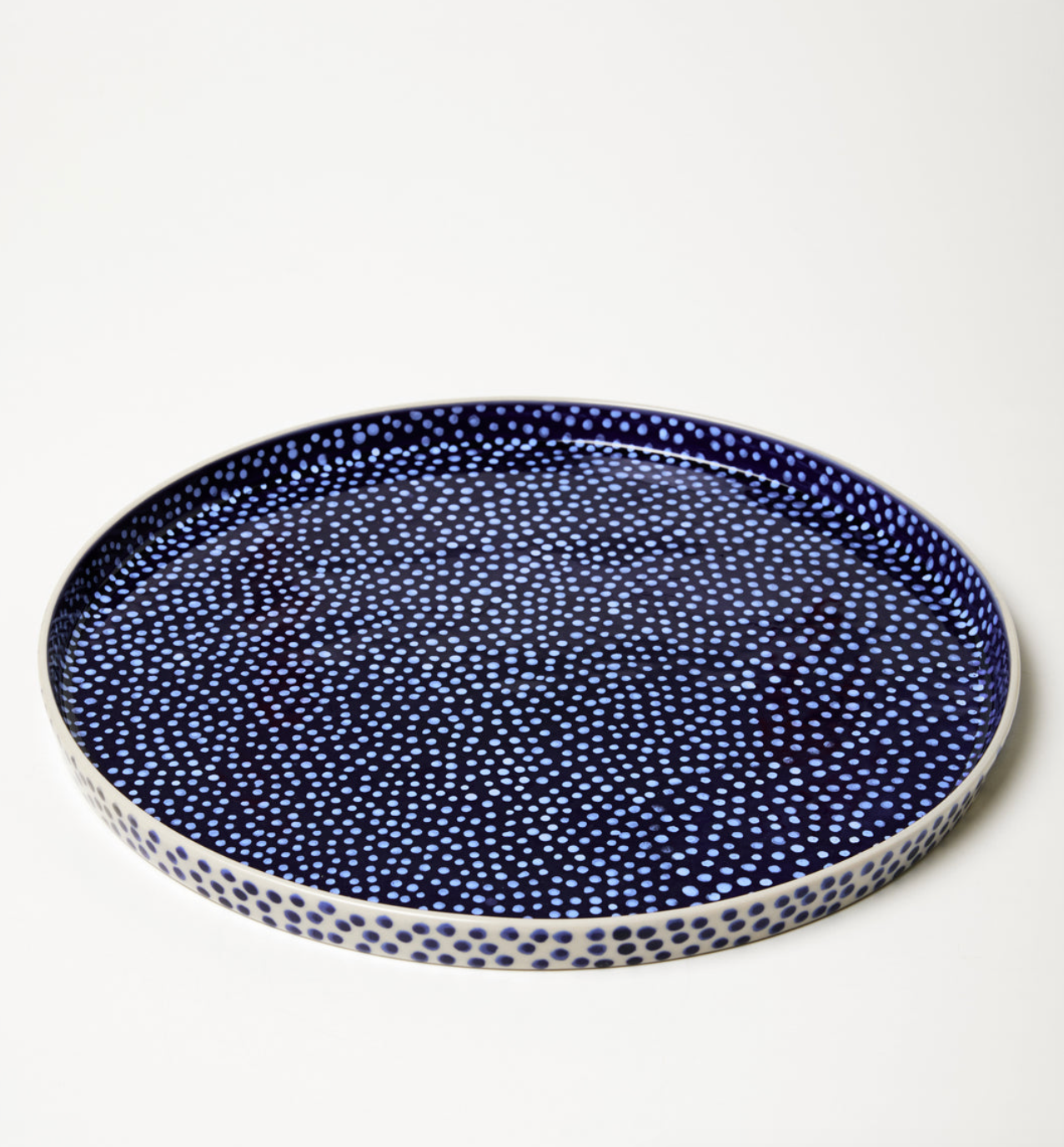 Blue Spotted Tray