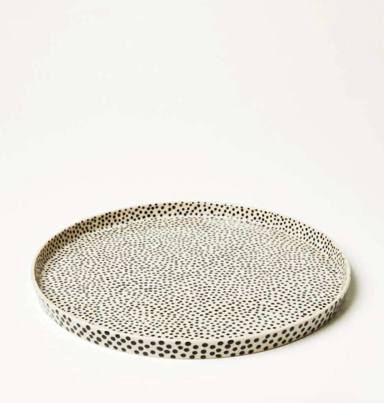 Black Spotted Tray