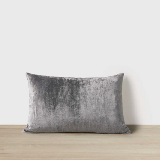 Cultiver Talik Velvet Cushion - Mist Rectangle 60x40cm