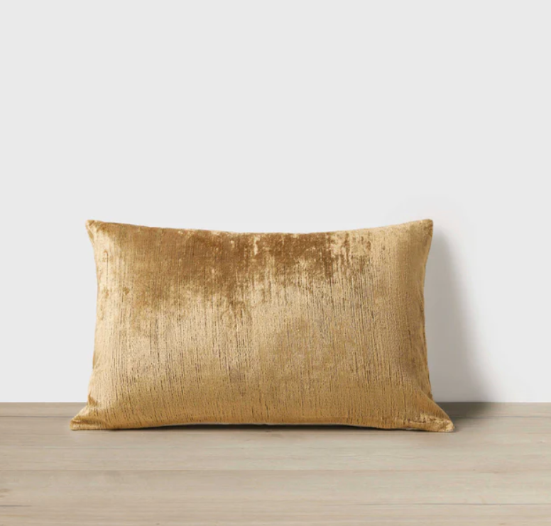 Cultiver Talik Velvet Cushion - Bronze Rectangle 60x40cm