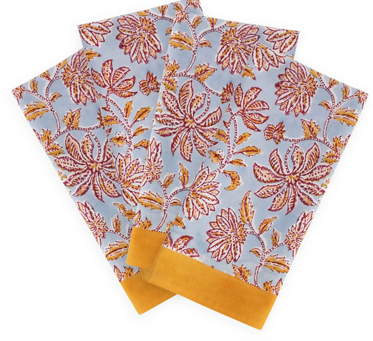 Walter G Uluwatu Golden cotton napkins (set of 4)