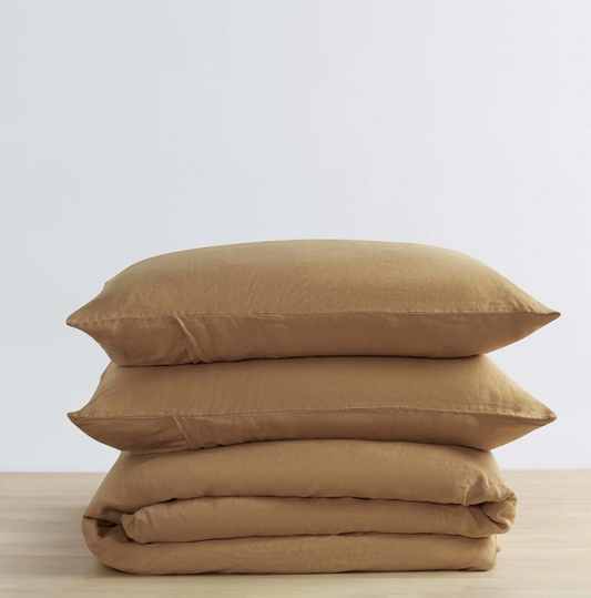 Cultiver Linen Duvet Set - Sand