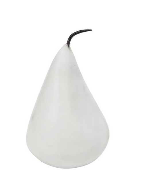 White Marble Pear - Large size