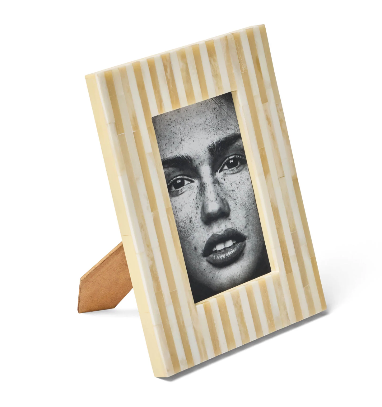 White Bone 4x6" photo frame