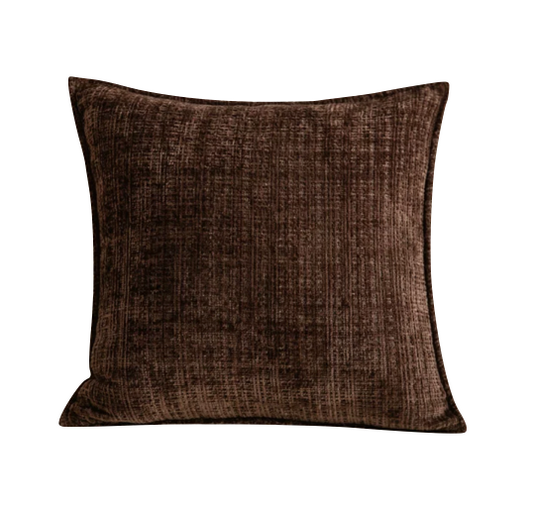 Chocolate Velvet Cushion 50x50cm