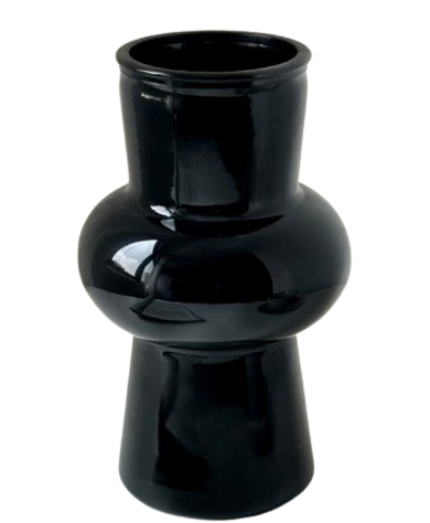 Black II vase 18cm